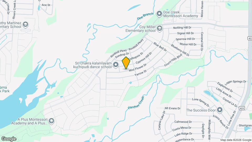 1012 Mist Flower Dr Map and Location Details