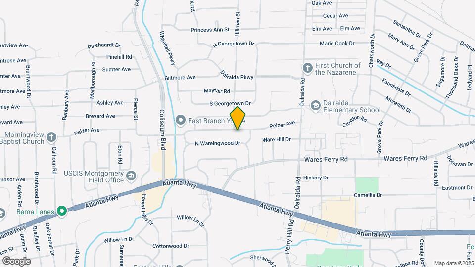 3604 Pelzer Ave Map and Location Details