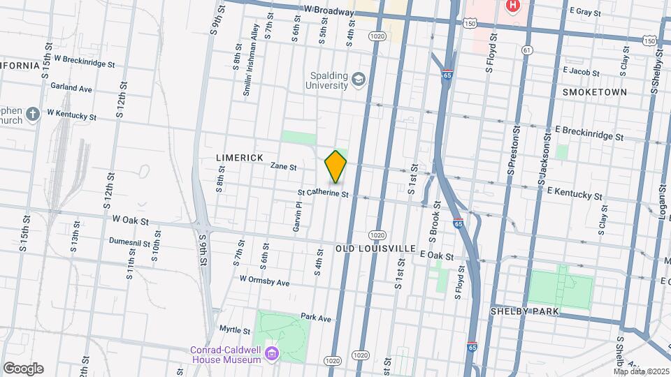 1035 S 4th St Map and Location Details