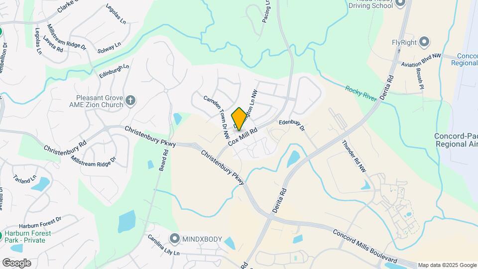 9599 Audley End Ct NW Map and Location Details