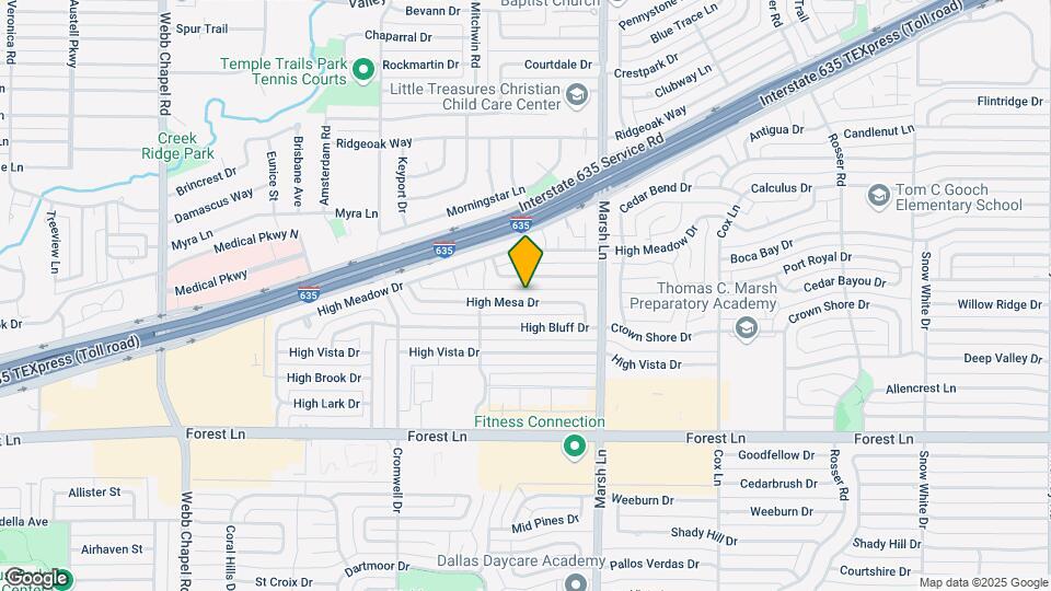 3553 High Mesa Dr Map and Location Details