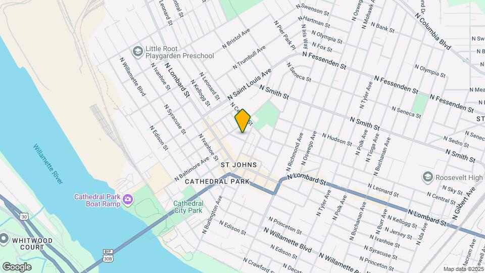 8607 N Leonard St Map and Location Details