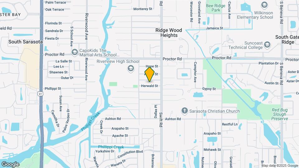 2633 Herwald St Map and Location Details