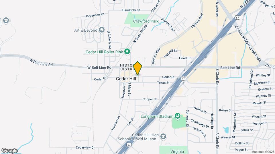 403 Cedar St Map and Location Details
