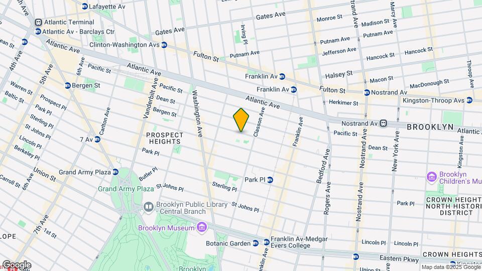 824 Bergen St Mapa y Detalles de la Ubicación