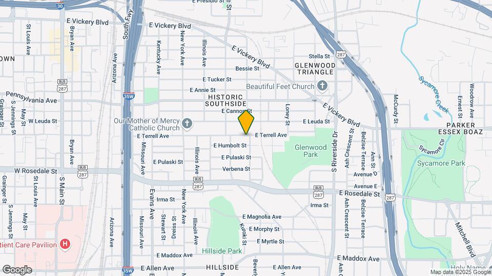 1228 E Terrell Ave Map and Location Details