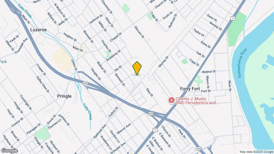 256 Miller St Map and Location Details