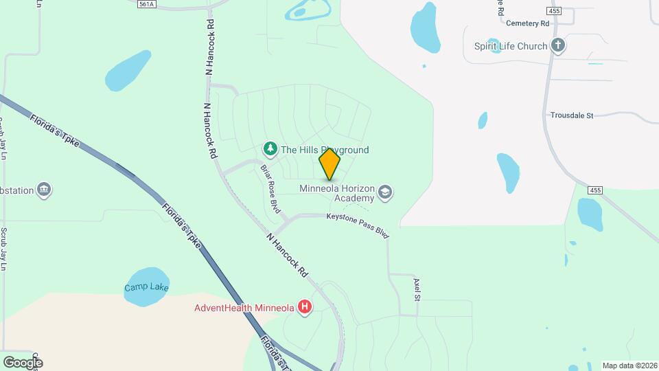 2109 Treasure Hill St Map and Location Details