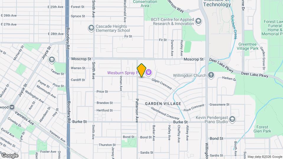 4116 Gilpin Crescent Map and Location Details