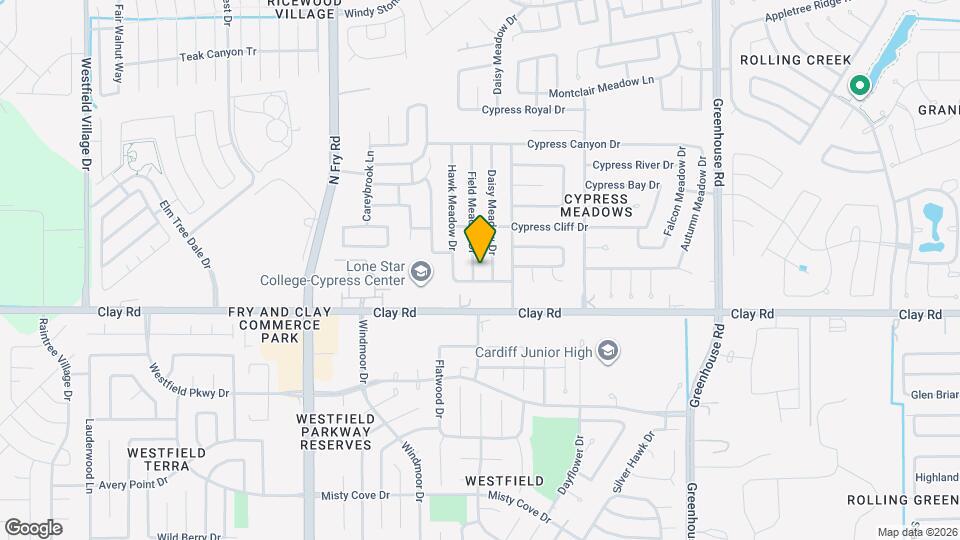 4210 Field Meadow Dr Map and Location Details