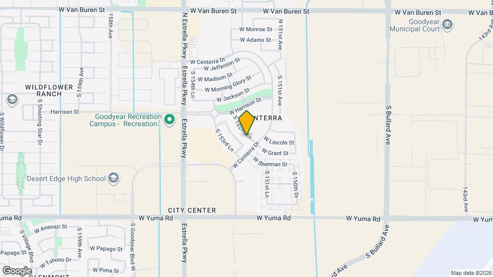 582 S 152nd Ln Map and Location Details