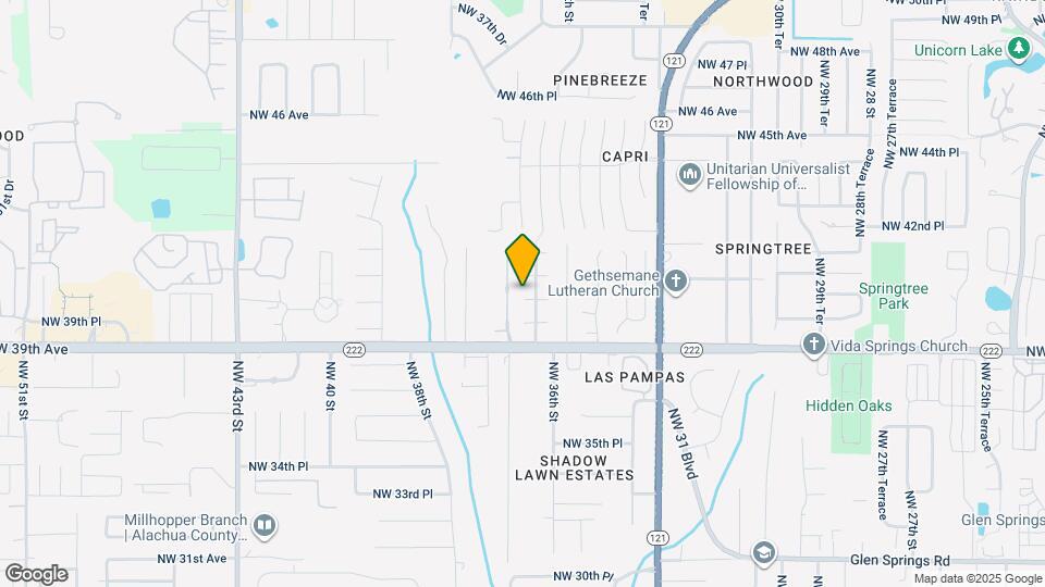 3658 NW 40th Pl Mapa y Detalles de la Ubicación