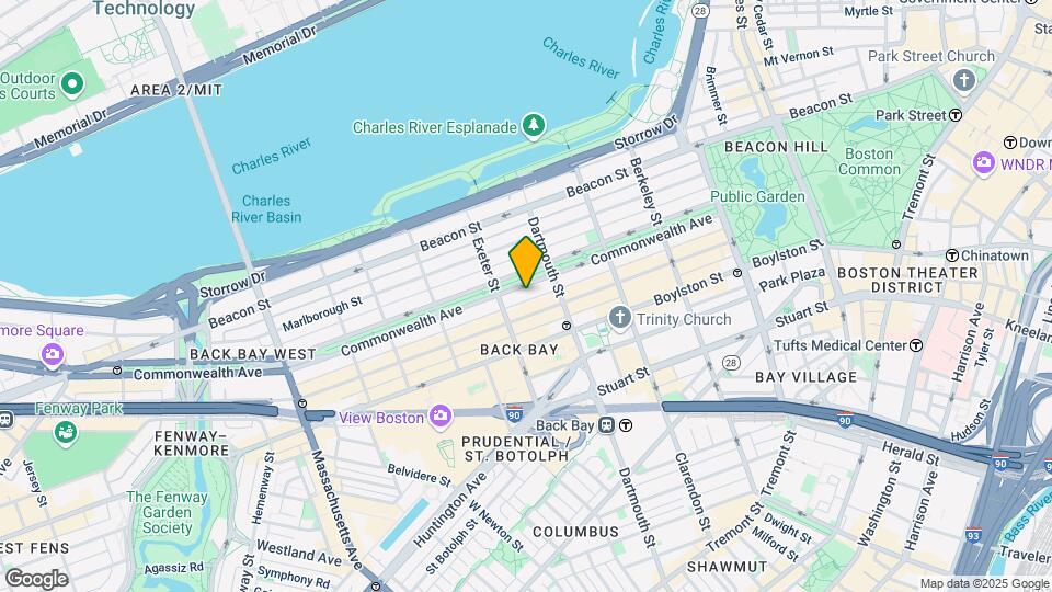 174 Commonwealth Ave, Unit 6 Map and Location Details