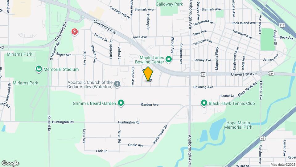 1240 Eleanor Dr Map and Location Details