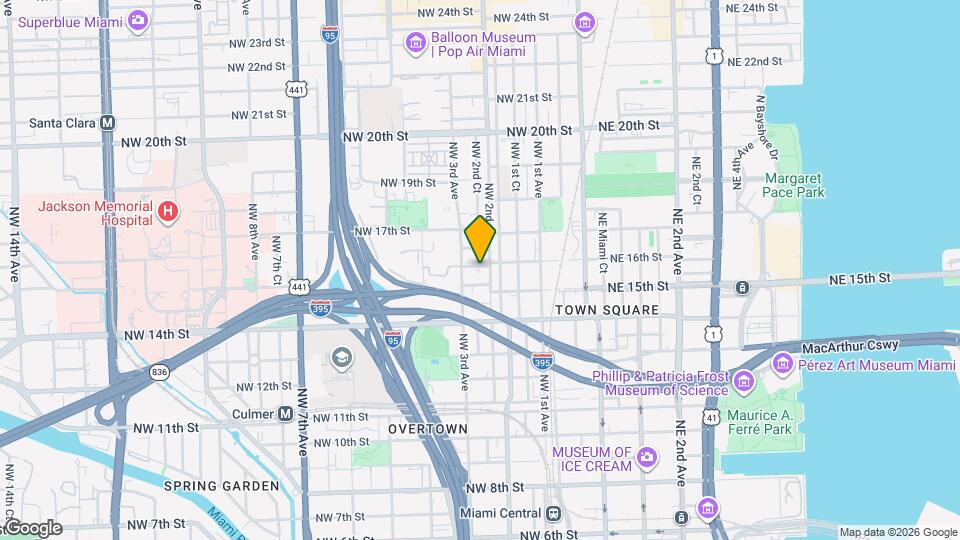 220 NW 16th St Map and Location Details