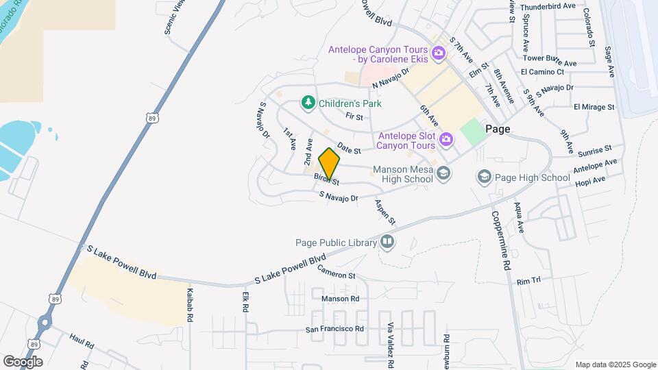 312 Birch St Map and Location Details