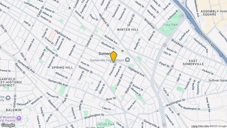 60 Prescott St, Unit 2 Map and Location Details