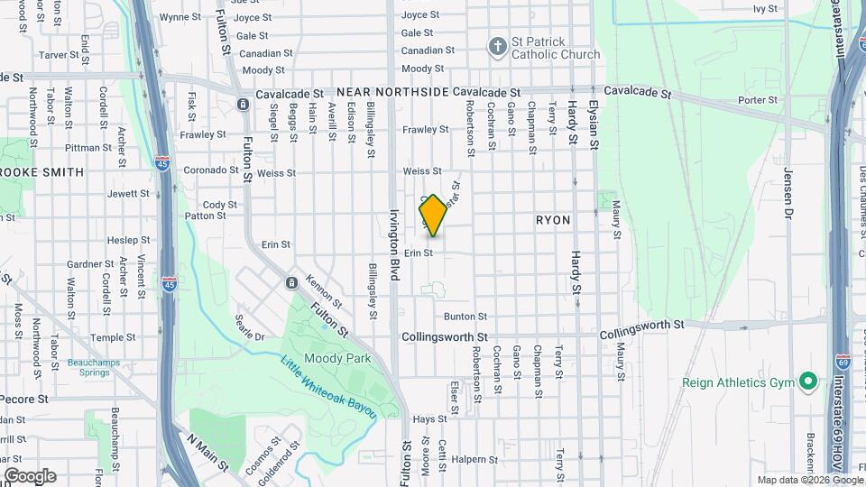 4012 Cetti St Map and Location Details