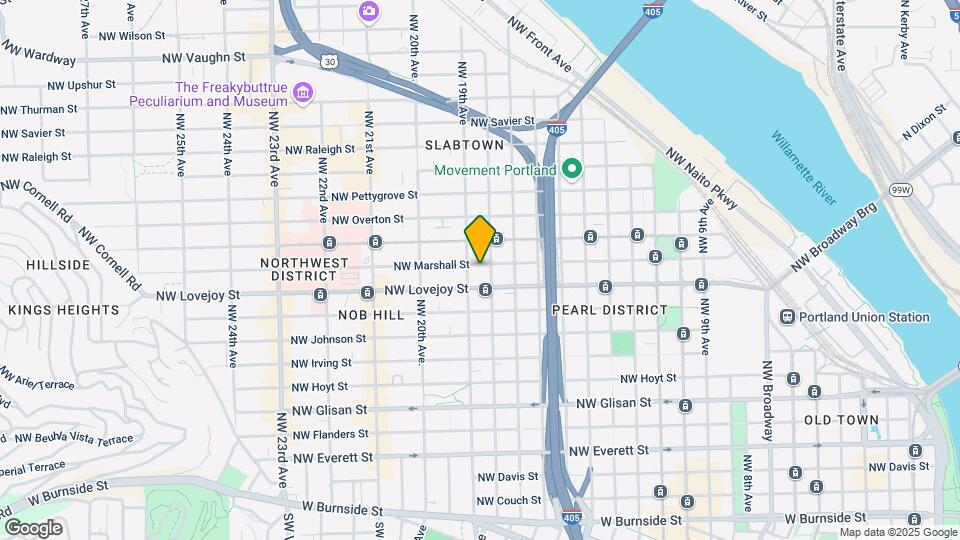 1816 NW Marshall St Map and Location Details