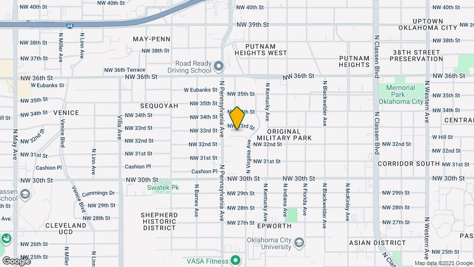 2017 NW 32nd Terrace Map and Location Details