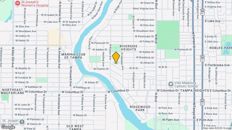 1017 W Coral St Map and Location Details