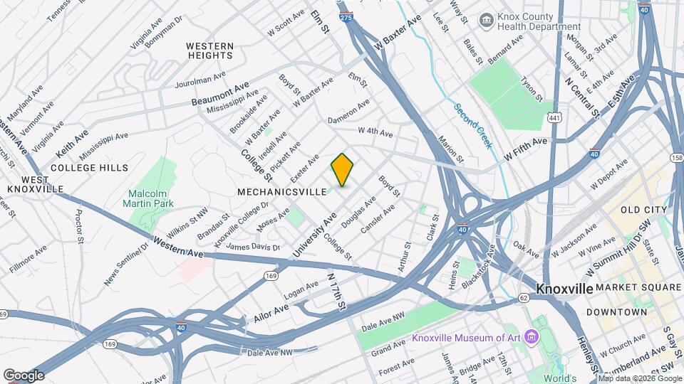 1615 Dora St Map and Location Details