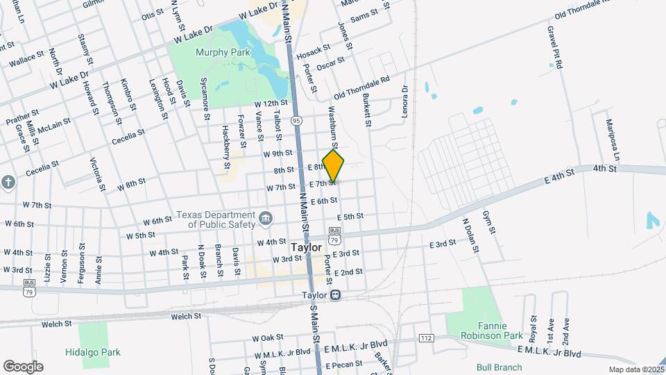 619 Washburn St, Unit #1 Map and Location Details
