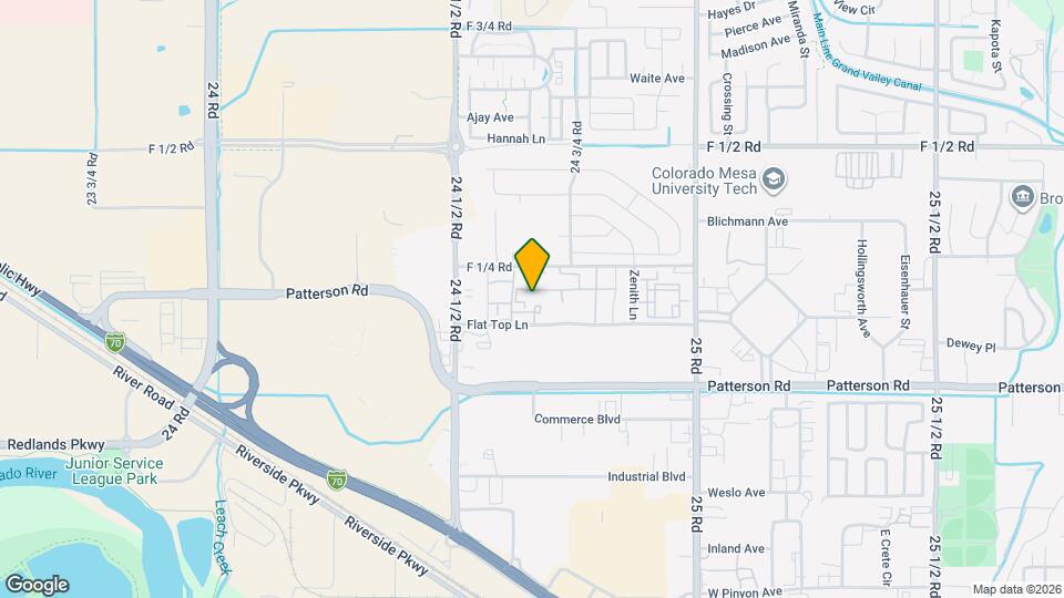 2457 Thunder Mountain Dr Map and Location Details