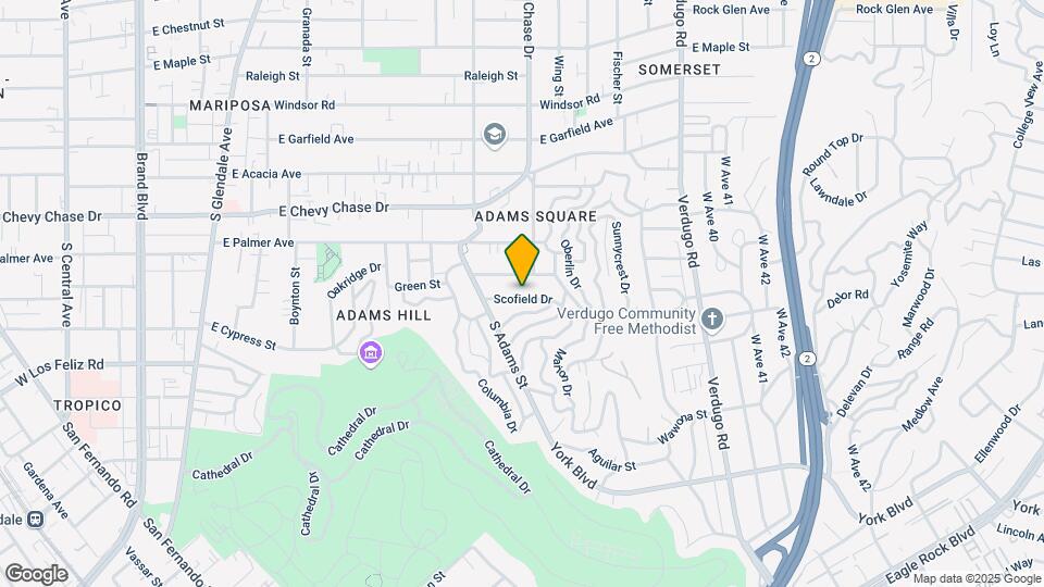 1135 Scofield Dr Map and Location Details