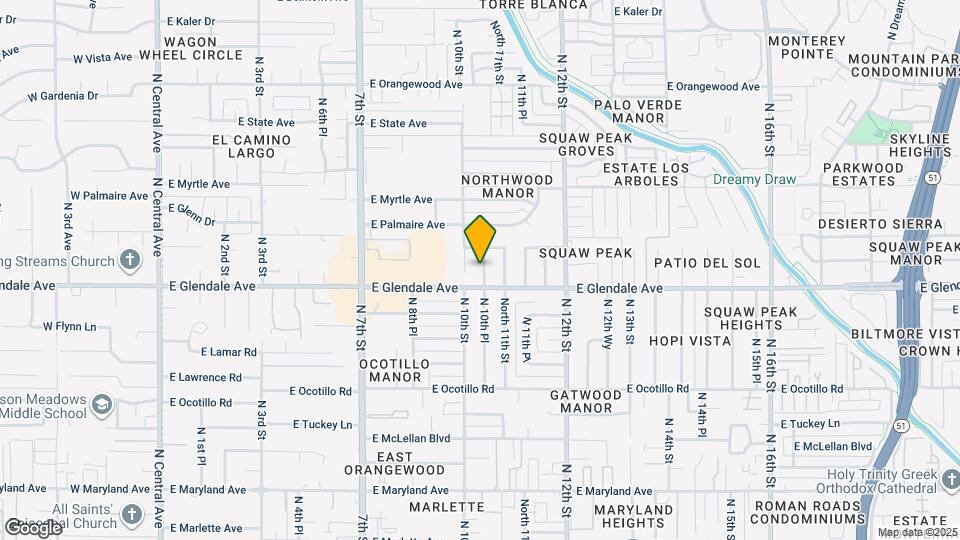 7016 N 10th Pl Mapa y Detalles de la Ubicación