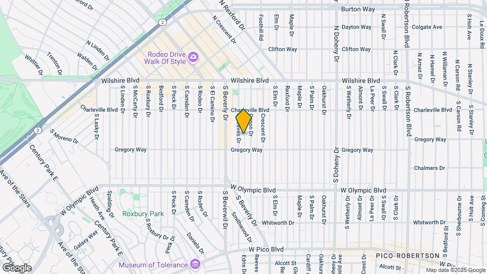 252 S Reeves Dr Map and Location Details
