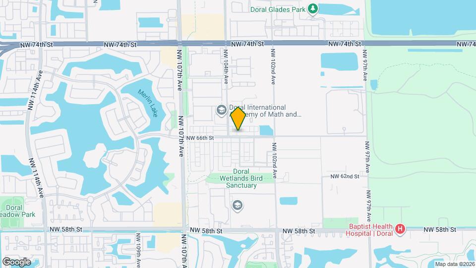 10355 NW 66th St Map and Location Details