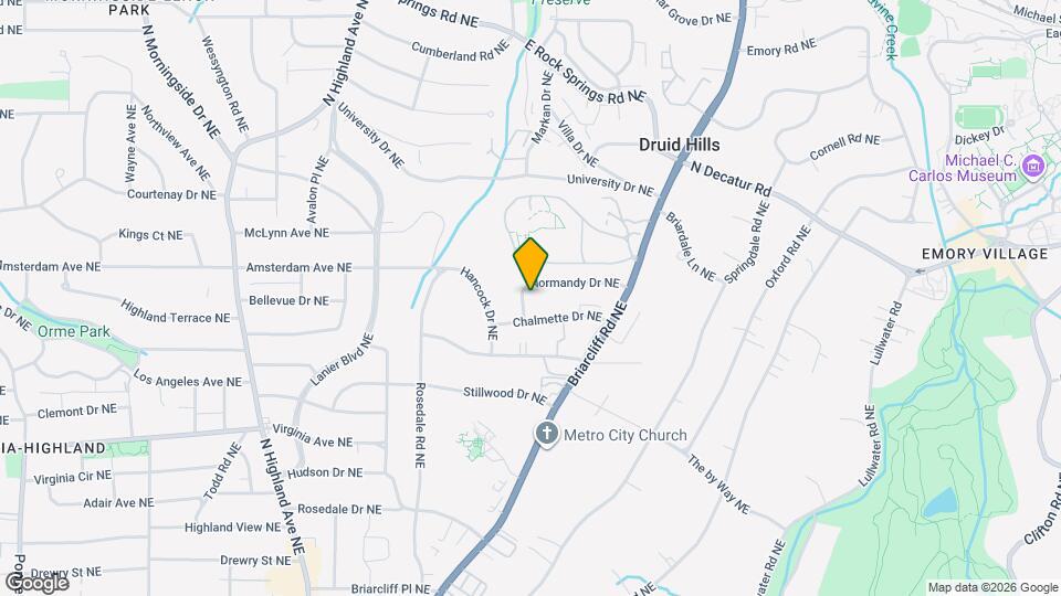 1315 Normandy Dr NE Map and Location Details