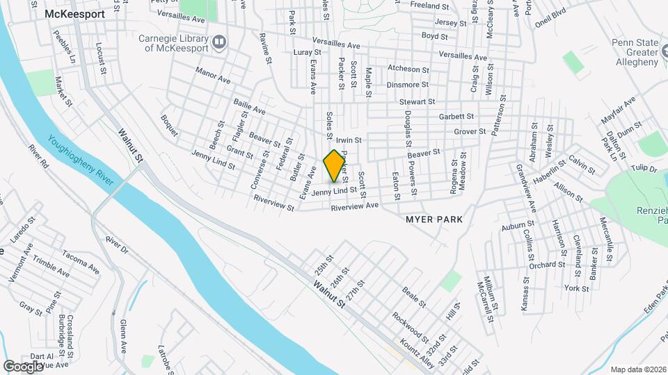 2405 Jenny Lind St Map and Location Details