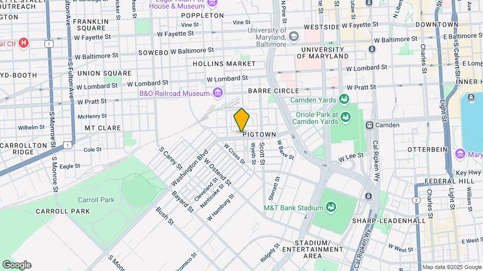 874 Washington Blvd Map and Location Details