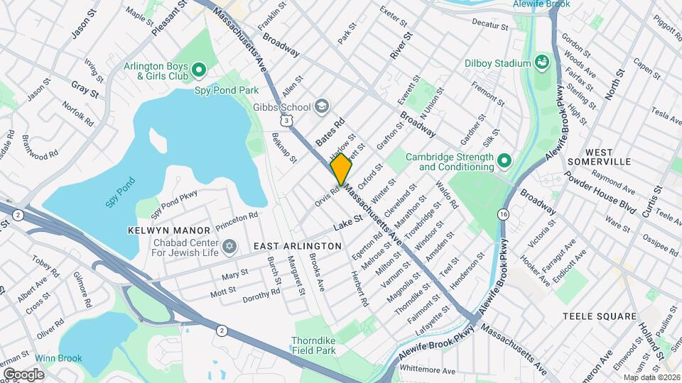 4 Orvis Rd, Unit 4 Map and Location Details