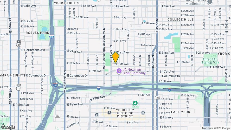 1512 E 18th Ave Map and Location Details