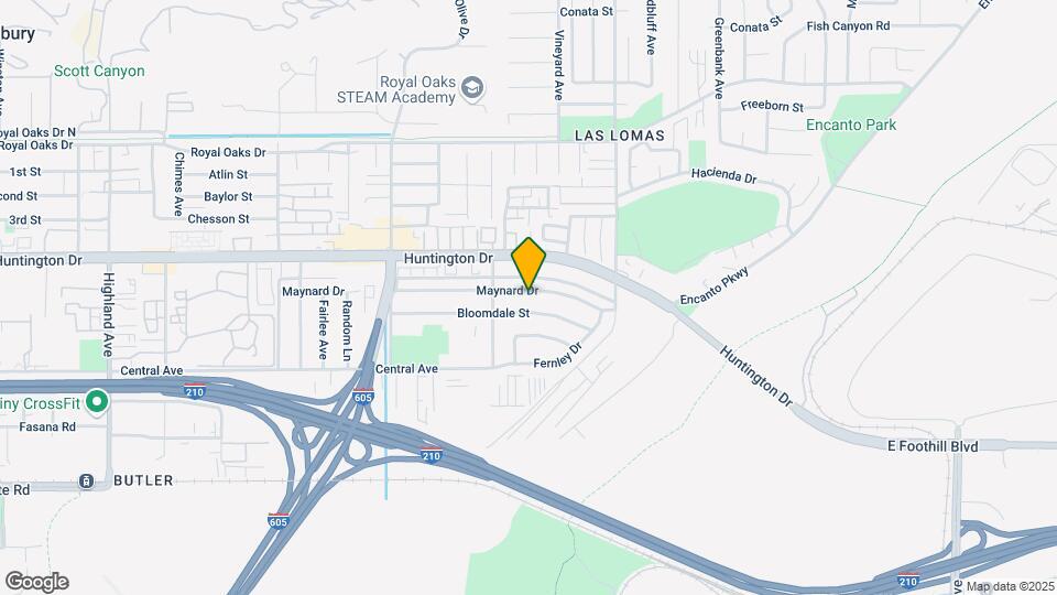 2538 Maynard Dr Mapa y Detalles de la Ubicación