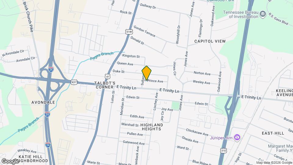 300 Prince Ave Map and Location Details