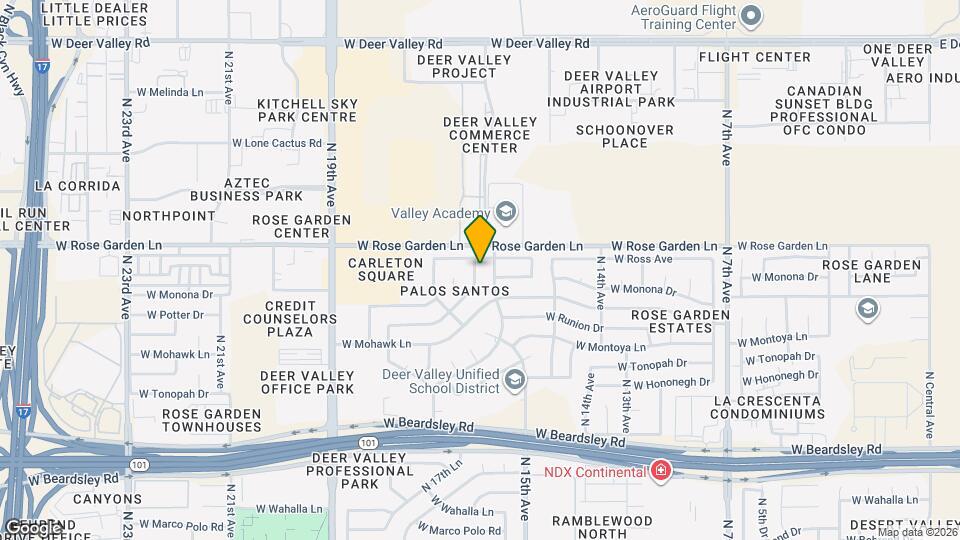 20831 N 16th Ave Map and Location Details