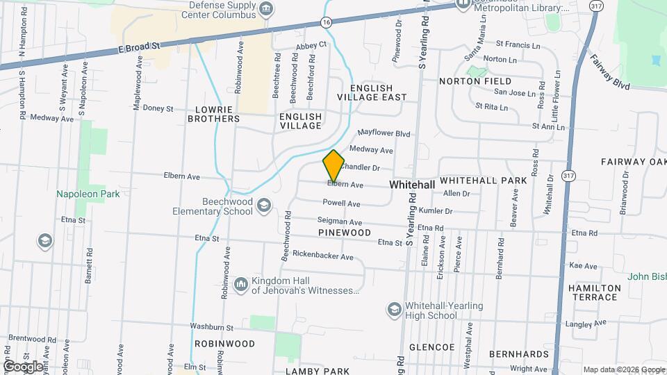 4105 Elbern Ave Map and Location Details