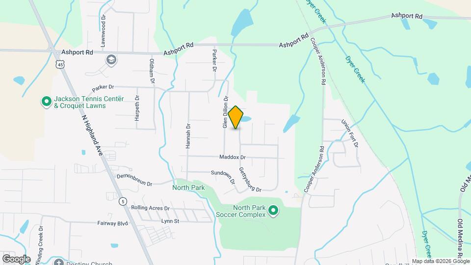 441 Gettysburg Dr Map and Location Details