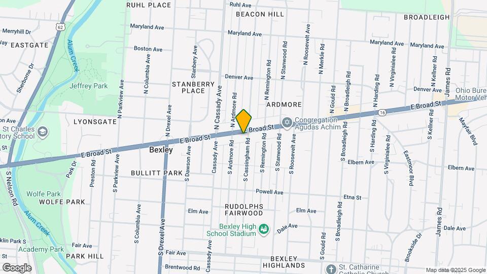 2629 E Broad St Map and Location Details