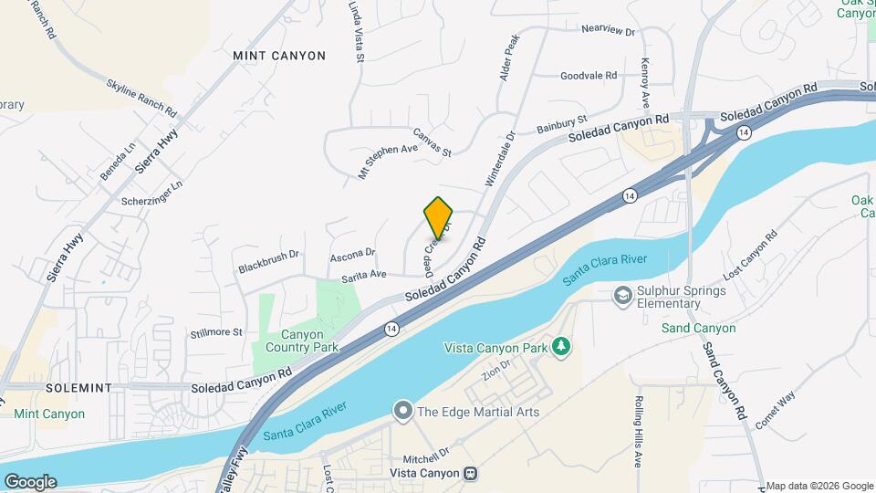 28052 Deep Creek Dr Mapa y Detalles de la Ubicación