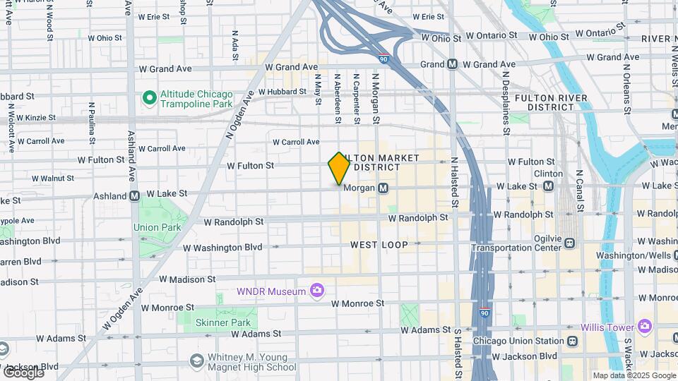 188 N Aberdeen St Map and Location Details