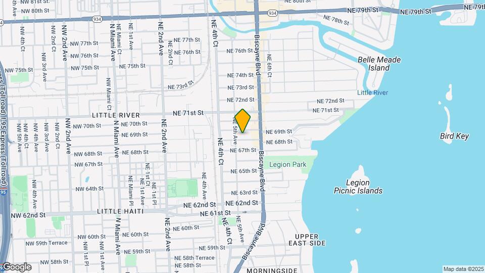 531 NE 68th St Map and Location Details