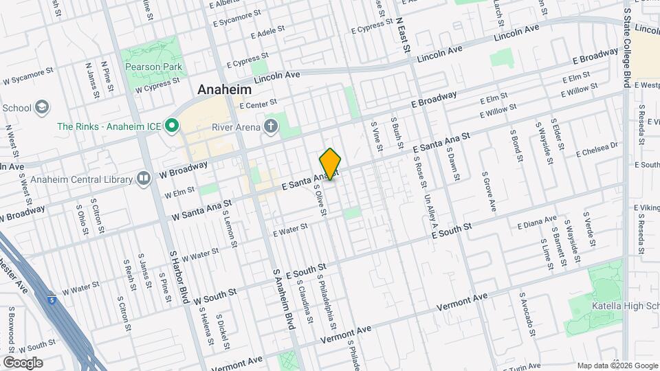 519 S Melrose St Mapa y Detalles de la Ubicación