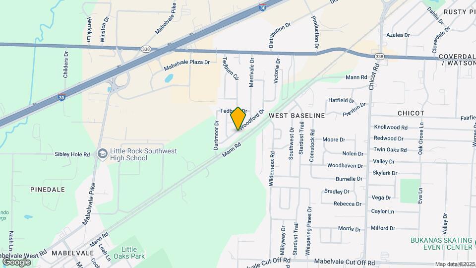 9613 Woodford Dr Map and Location Details