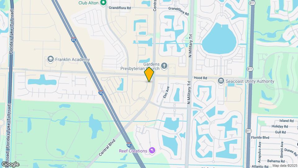 The Hamptons at Palm Beach Gardens Apartments Map and Location Details