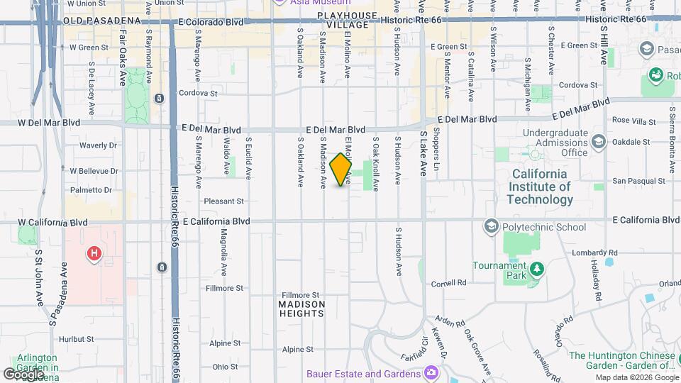 497 S El Molino Ave, Unit 101 Mapa y Detalles de la Ubicación